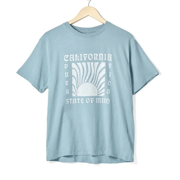 🎉HP🎉 Pura Vida California Crew Tee - Picture 1 of 5